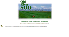 Desktop Screenshot of oldriversod.com